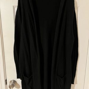 Gap xl hooded black cardigan sweater
